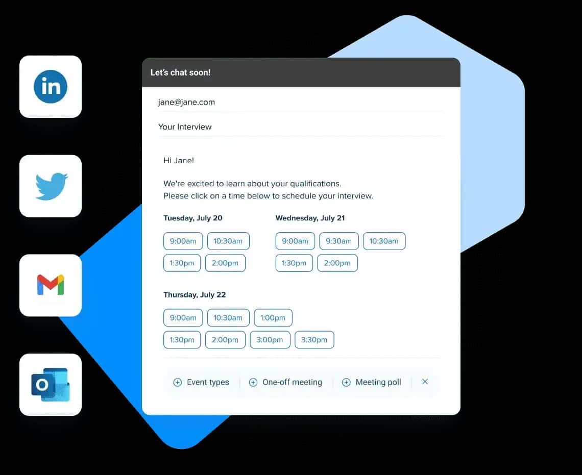 Availability sharing preview