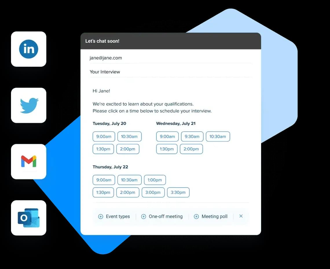 Booking page preview